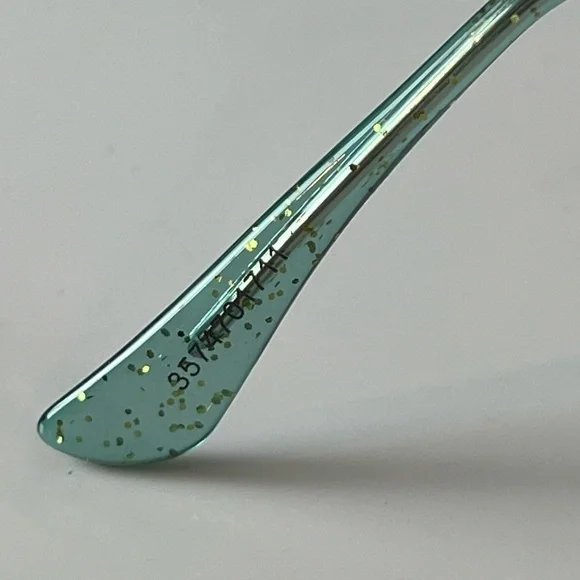 Juicy Couture Star Aviator Gold & Teal Sunglasses NWOT - Picture 11 of 12